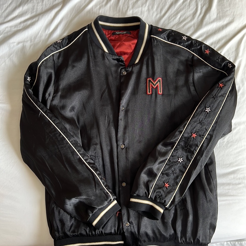 SOLD Scotch & Soda - Fortune Favors the Brave Satin Bomber